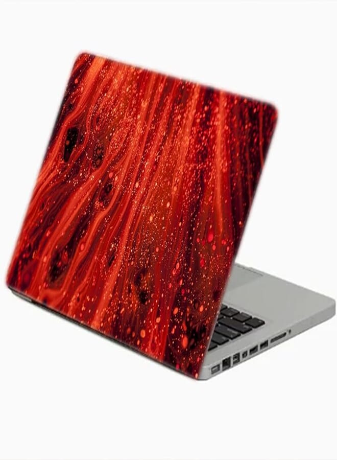 TAT Stains Liquid Texture Printed Laptop Sticker Multicolour-15.6 inch-868